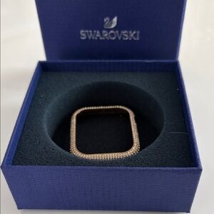 Swarovski Gold and Green Smartwatch with Red Accents